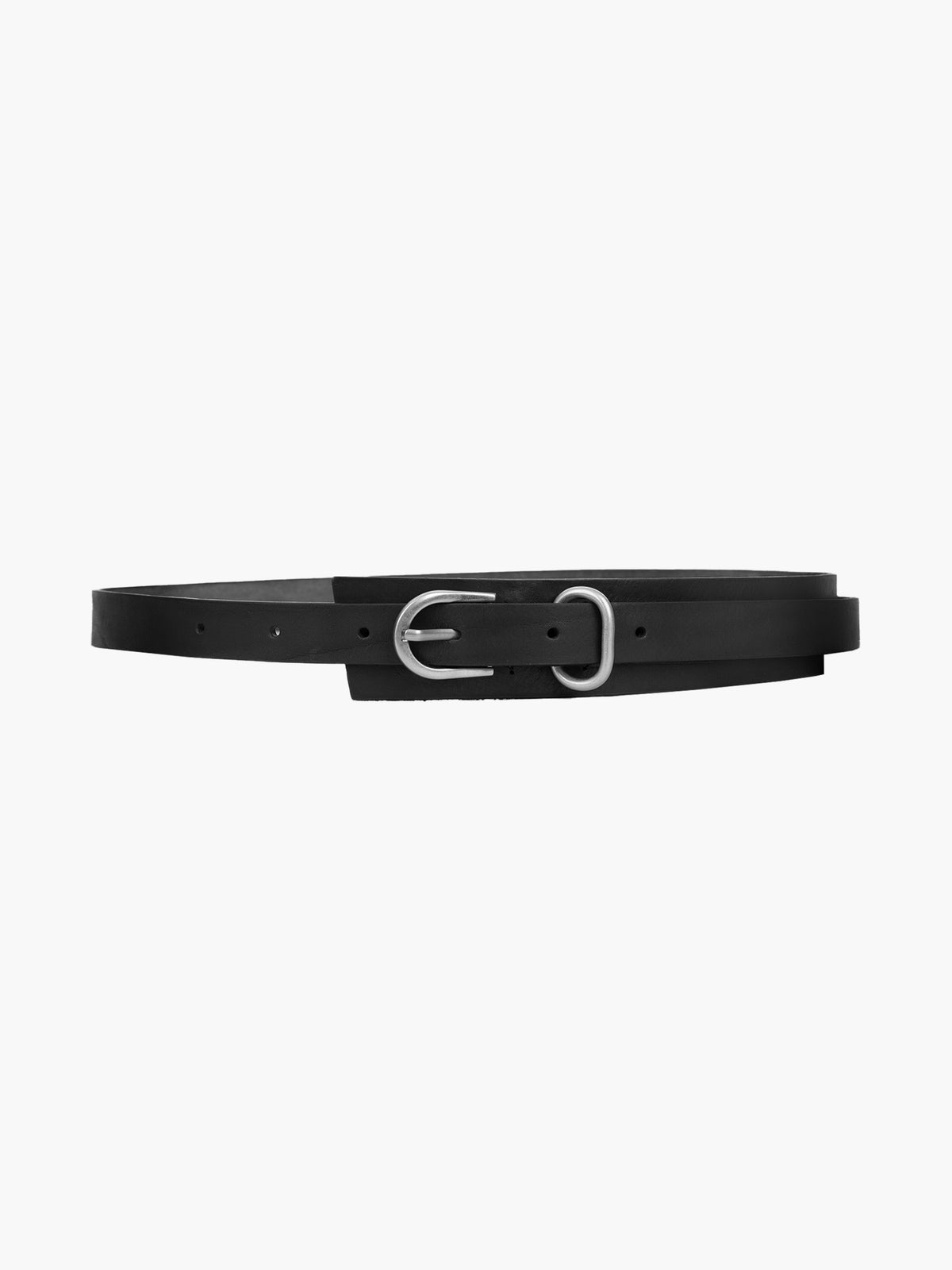 JiyongKim_Layered Leather Belt (Black)