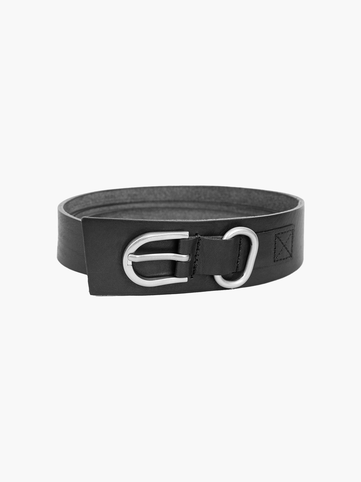 JiyongKim_Layered Leather Belt (Black)