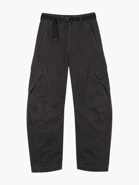 JiyongKim × KOLON SPORT_Multi-Pocket Trousers (Black)