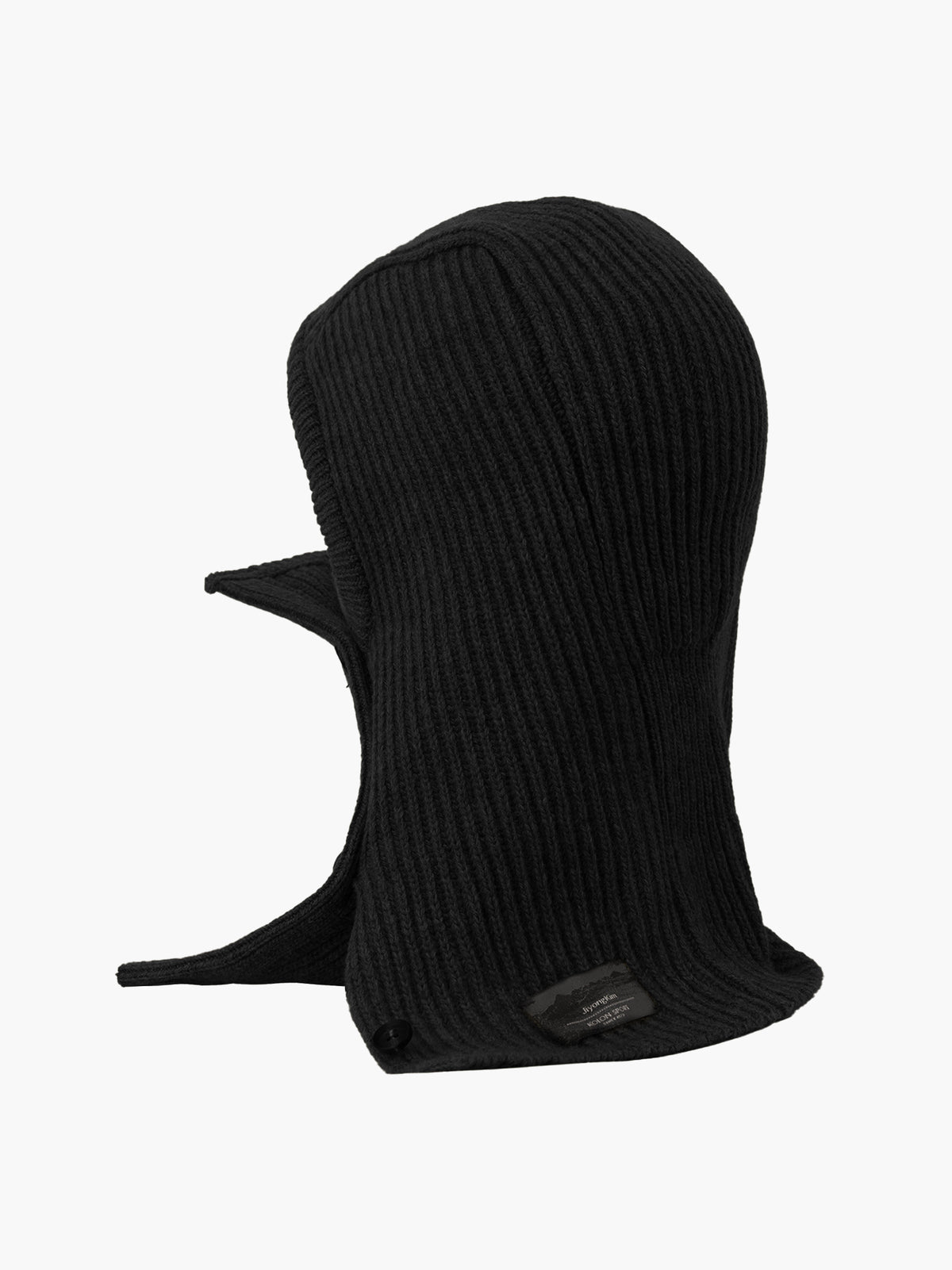 JiyongKim × KOLON SPORT_Button Closure Balaclava (Black)
