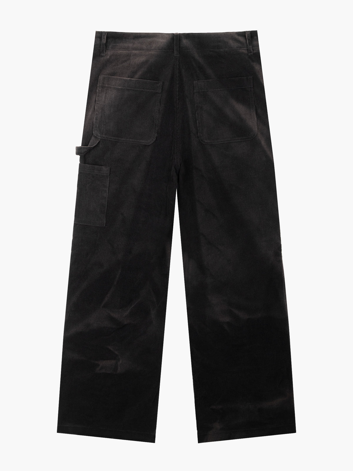 JiyongKim_Sun-Bleached Double-Knee Trousers (Black)