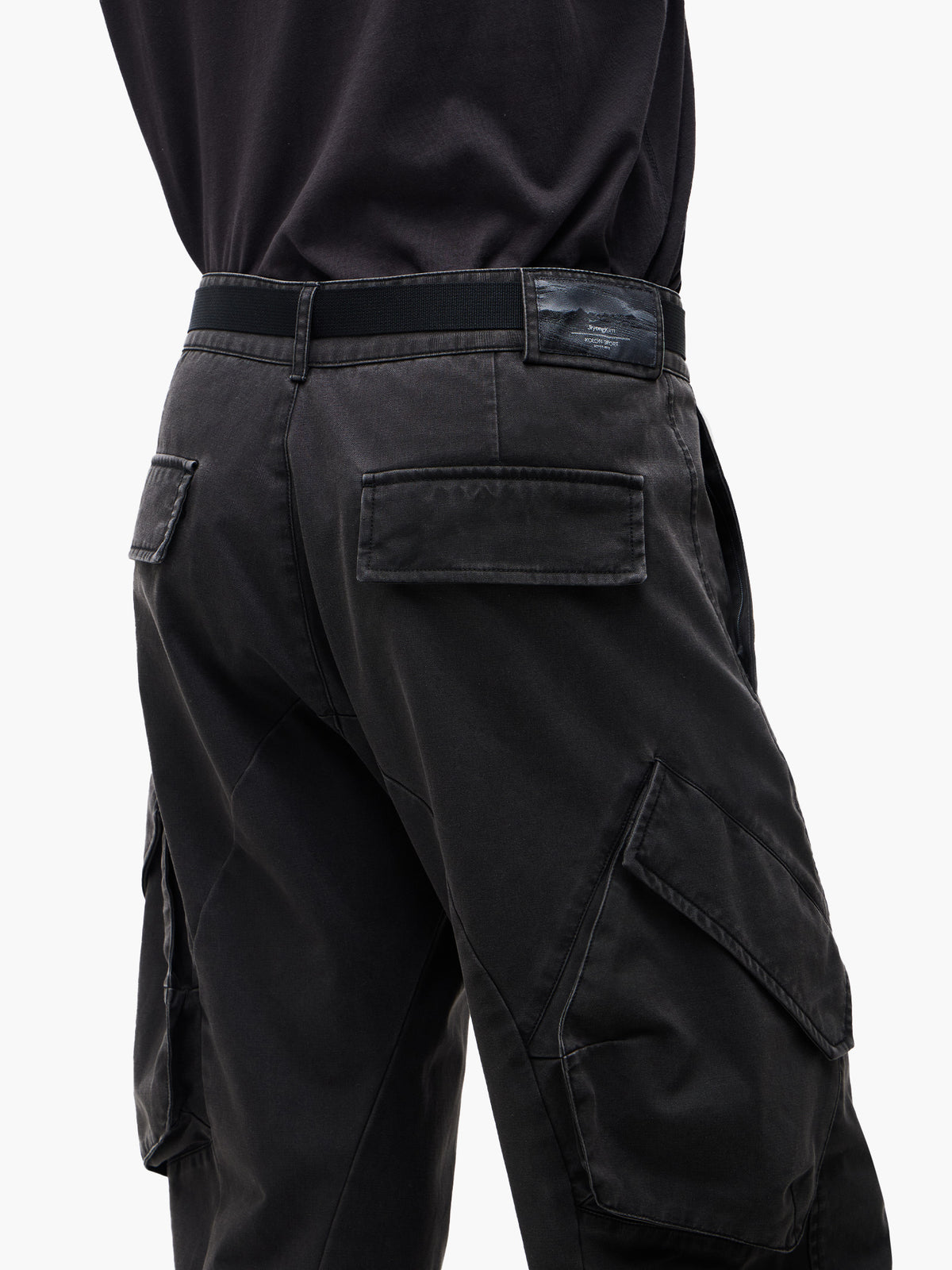 JiyongKim × KOLON SPORT_Multi-Pocket Trousers (Black)