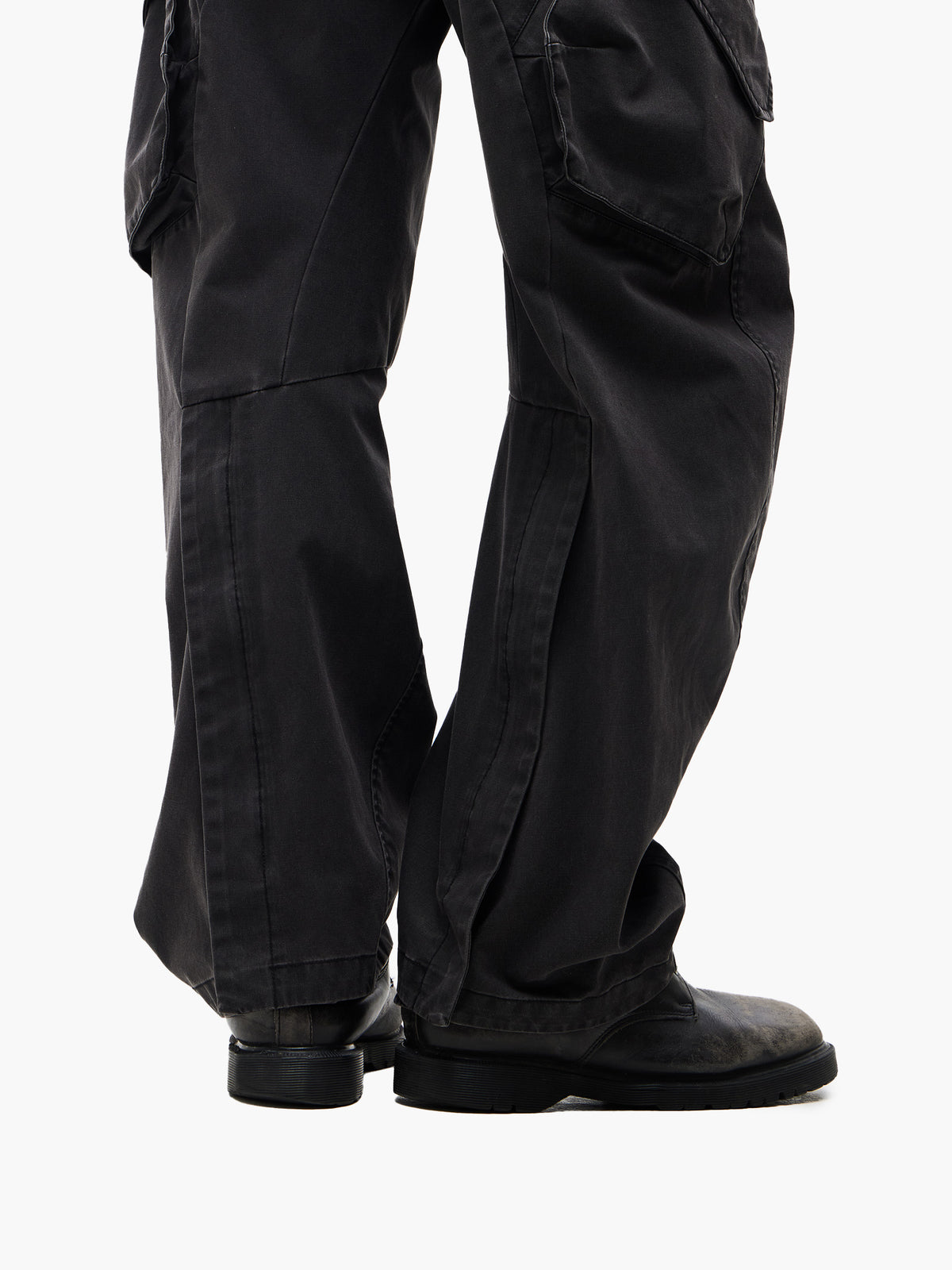 JiyongKim × KOLON SPORT_Multi-Pocket Trousers (Black)
