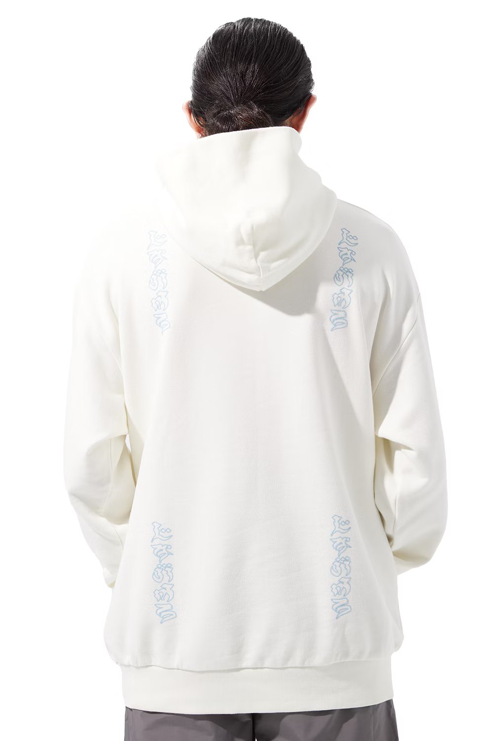 LOOSEJOINTS_MASAO - 'bonji logo' SWEAT Hoodie (Off white)