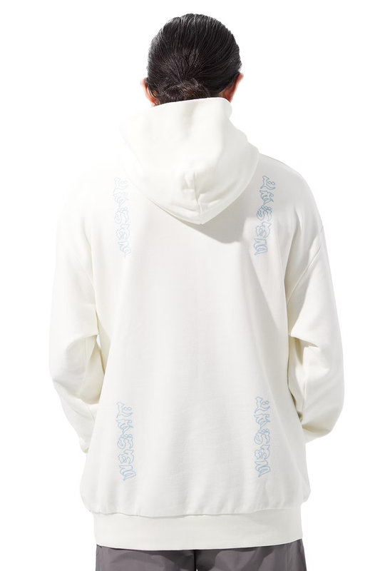 LOOSEJOINTS_MASAO - 'bonji logo' SWEAT Hoodie (Off white)
