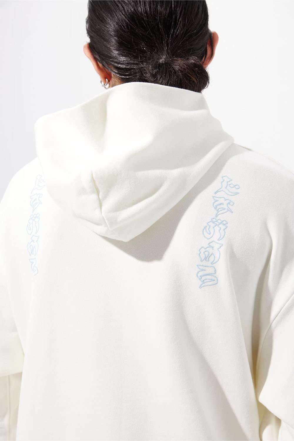 LOOSEJOINTS_MASAO - 'bonji logo' SWEAT Hoodie (Off white)