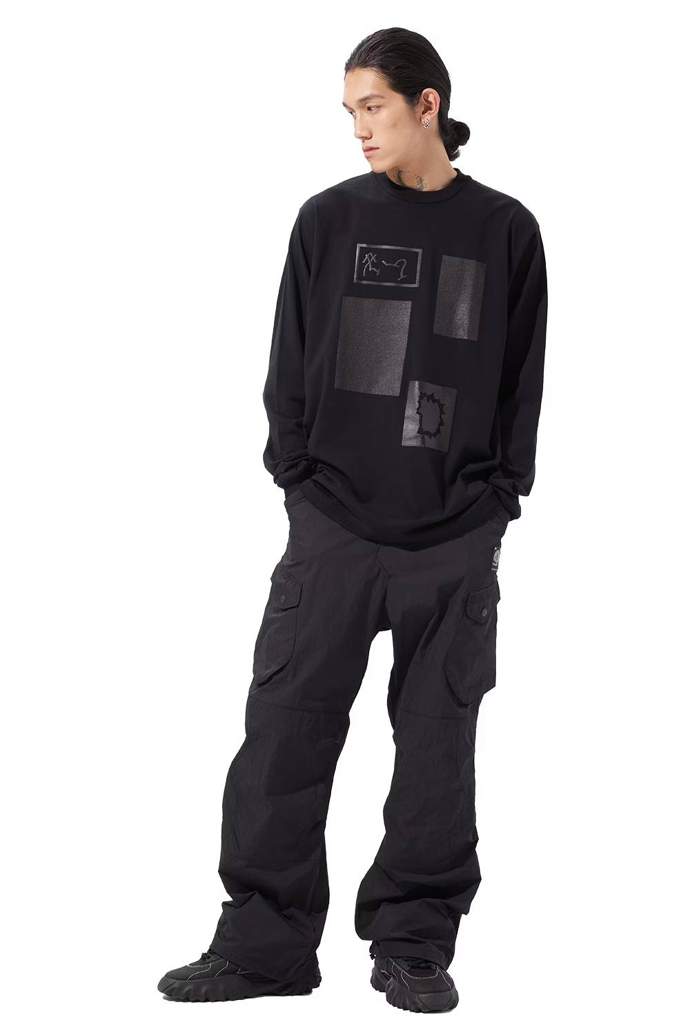 LOOSEJOINTS_TOMOO GOKITA - 'The Museum of Modern Art' L/S TEE (Black)
