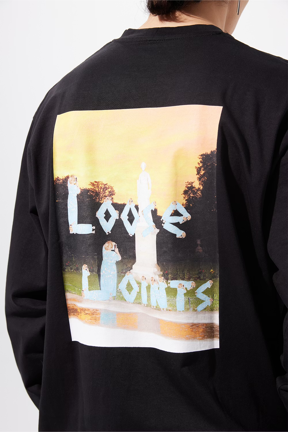 LOOSEJOINTS_SO MITSUYA - 'Grandma font' L/S TEE (Black)