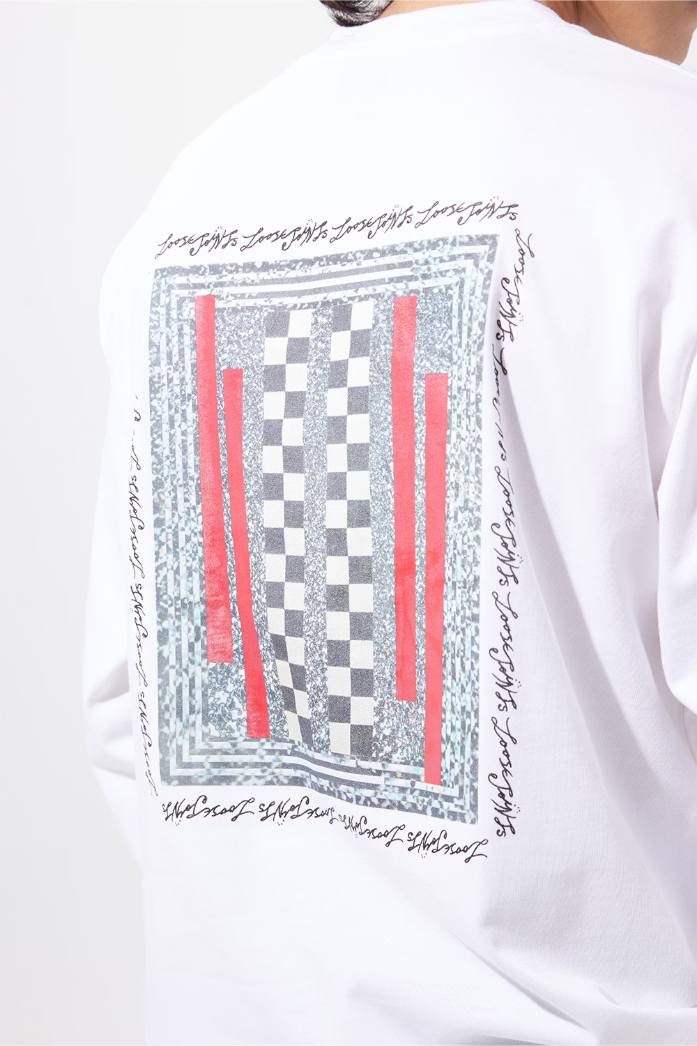 LOOSEJOINTS_HISHAM AKIRA BHAROOCHA - 'Staggered Countertop' S/S TEE (White)
