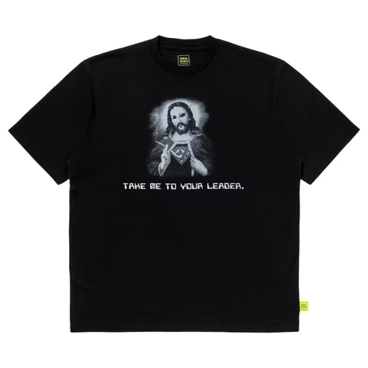 LOOSEJOINTS_YUSHI - 'THE NEXT LEADER' S/S TEE (Black)