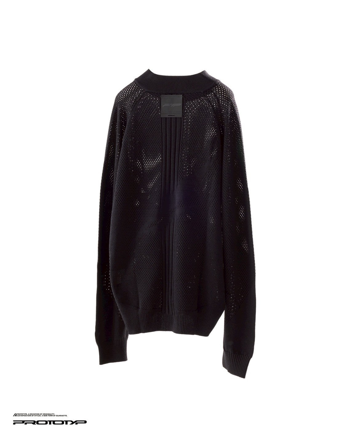 PROTOTYP_PTP-25A-KT-JKT-001 ACCELERATION AERO Patchwork Knit JKT (Black)