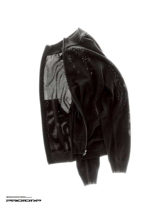 PROTOTYP_PTP-25A-KT-JKT-001 ACCELERATION AERO Patchwork Knit JKT (Black)