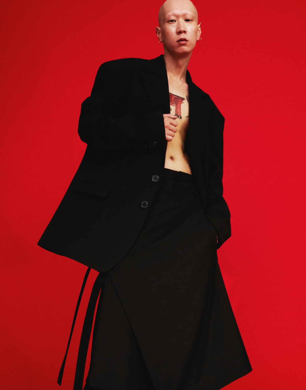 LU'U DAN_Oversized Boxy Blazer (Black)