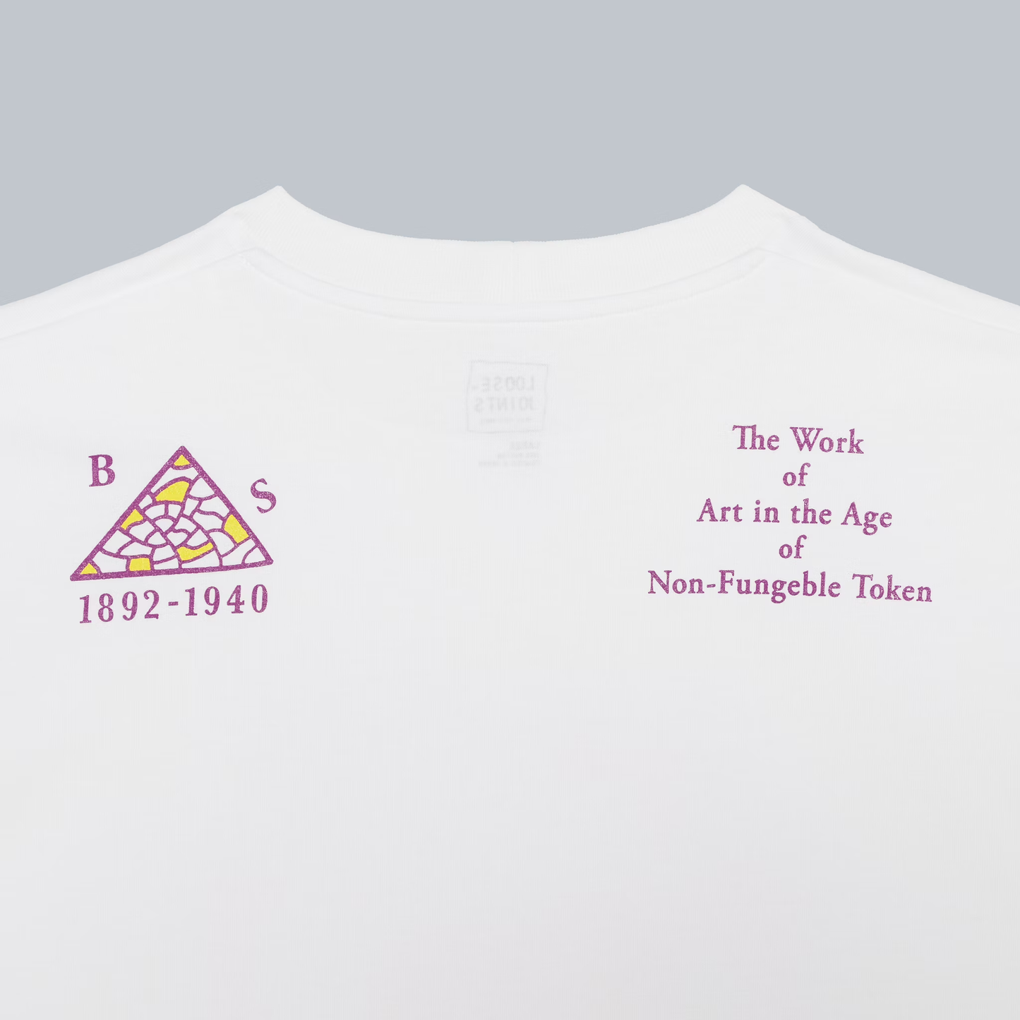 LOOSEJOINTS_TURTLEHEADS - 'Benjamin' S/S TEE (White)