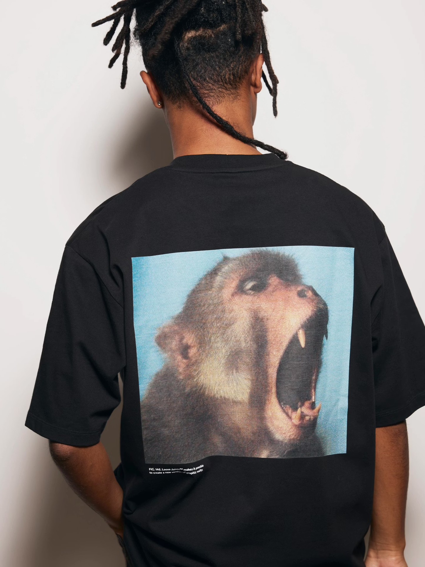 LOOSEJOINTS_ED DAVIS - 'Graphic Reality' S/S TEE (Black)