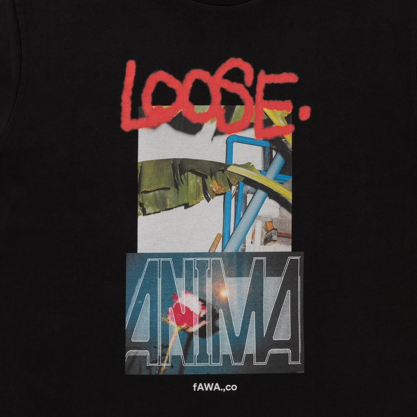 LOOSEJOINTS_CLAY ARLINGTON - 'ANIMA' S/S TEE (Black)
