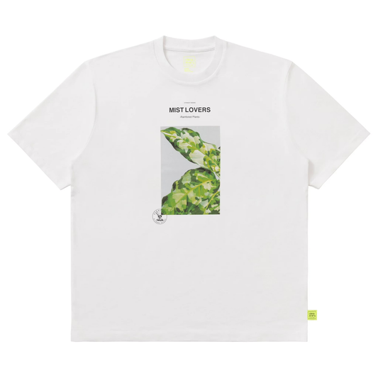 LOOSEJOINTS_STRAIGHT - 'MIST LOVERS - Rainforest Plants' S/S TEE (White)