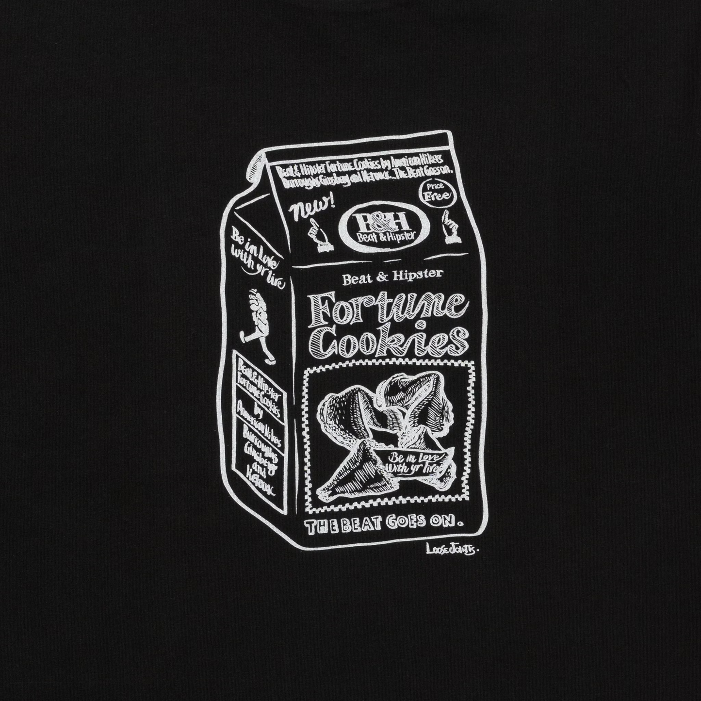 LOOSEJOINTS_MASATO MAEKAWA - 'Beat Hikers' S/S TEE (Black)