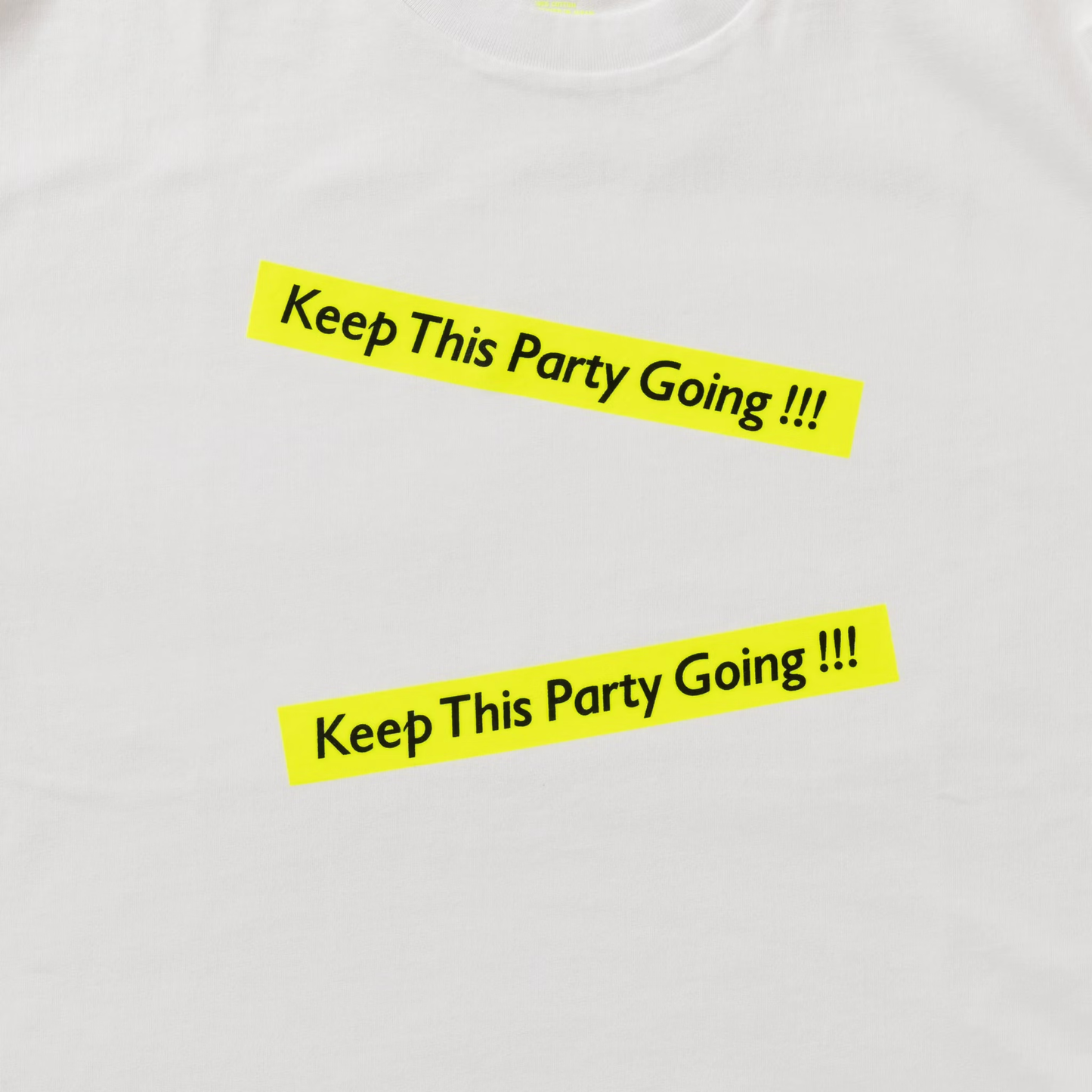 LOOSEJOINTS_DAISUKE YOKOYAMA - 'Keep This Party Going !!!' S/S TEE (White)