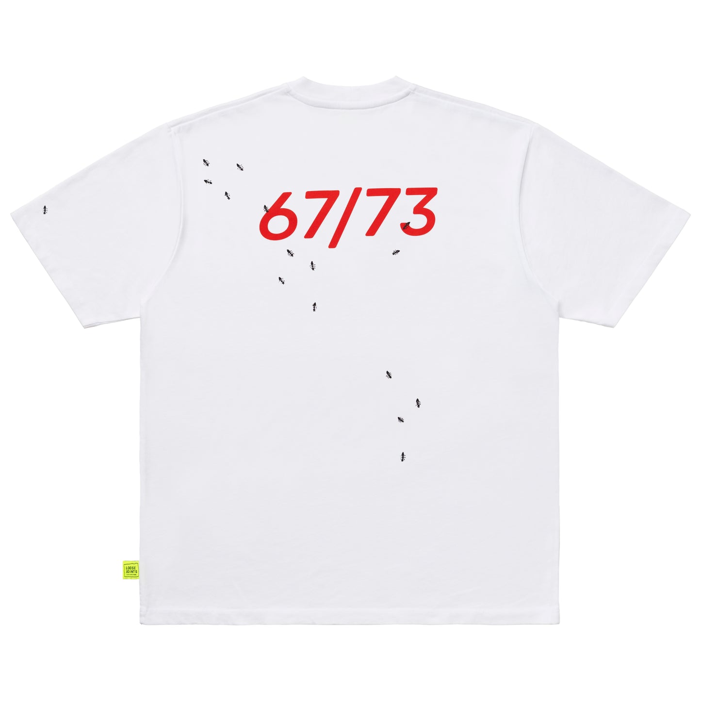 LOOSEJOINTS_ORIGATO PLASTICO (HAJIME TACHIBANA ＋ MATERIAL) - 'MONACO-VOGUE' S/S TEE (White)