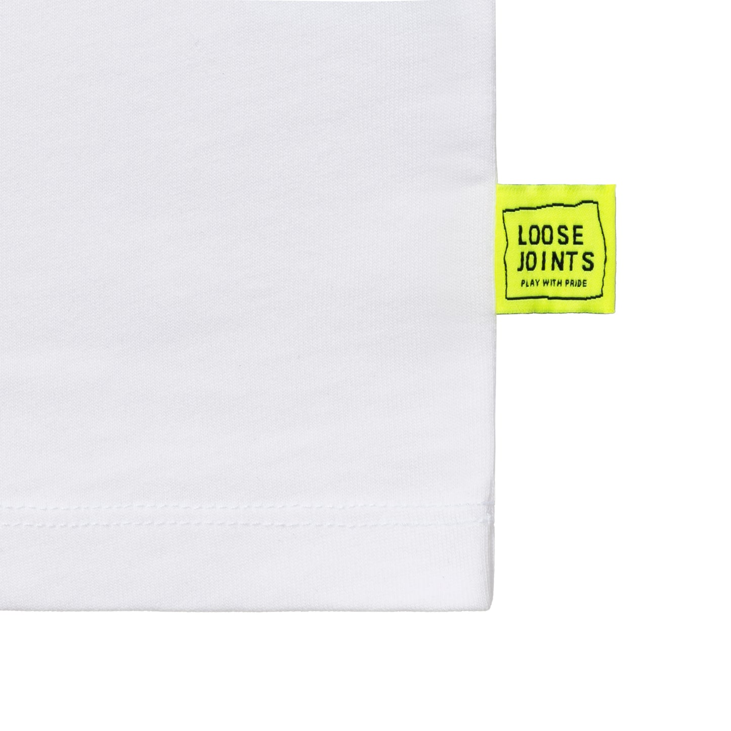LOOSEJOINTS_ORIGATO PLASTICO (HAJIME TACHIBANA ＋ MATERIAL) - 'MONACO-VOGUE' S/S TEE (White)