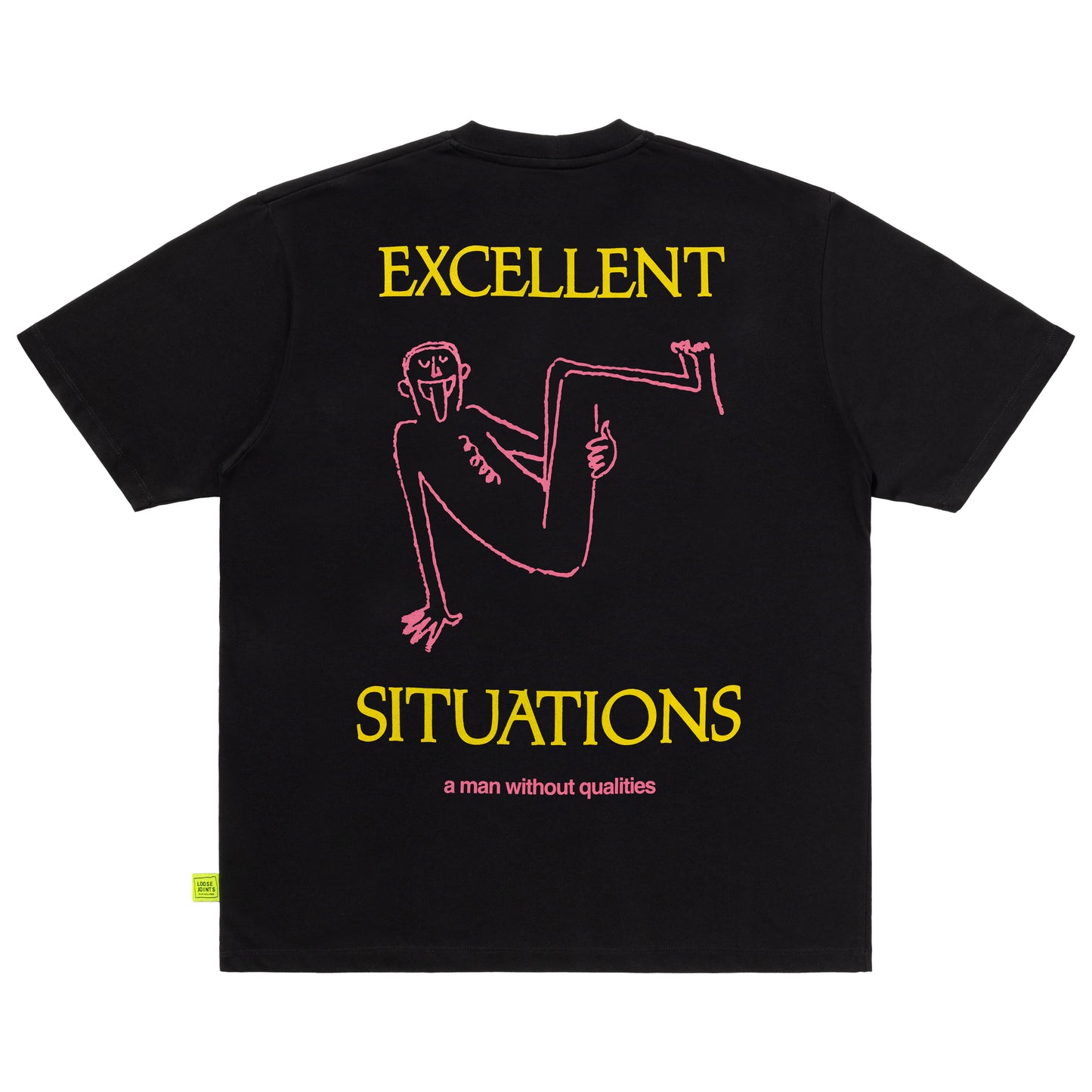 LOOSEJOINTS_CLAY ARLINGTON - 'ON THE LOOSE' S/S TEE (Black)
