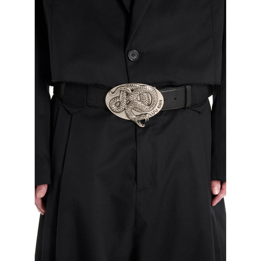 LU'U DAN_TWISTED SNAKE COWBOY BELT