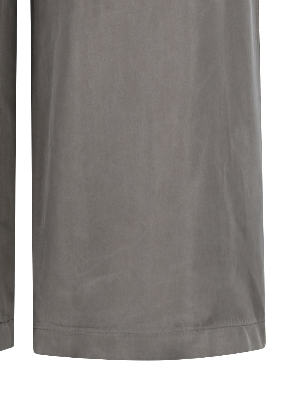 AMOMENTO_MEN'S CUPRO TWO TUCK WIDE PANTS (Grey)