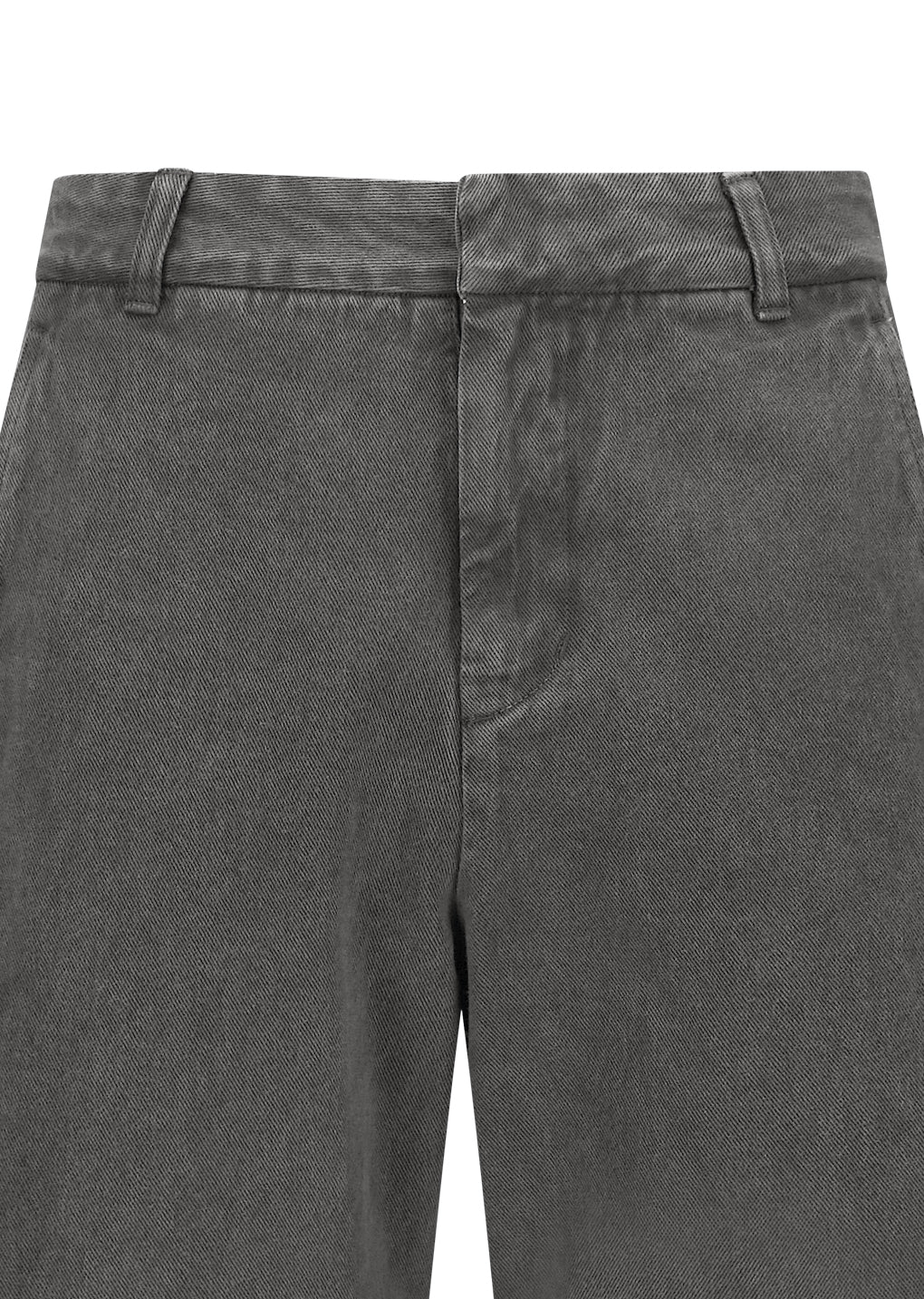 AMOMENTO_MEN'S GARMENTS DYED CURVED SEAM DENIM (Brown)