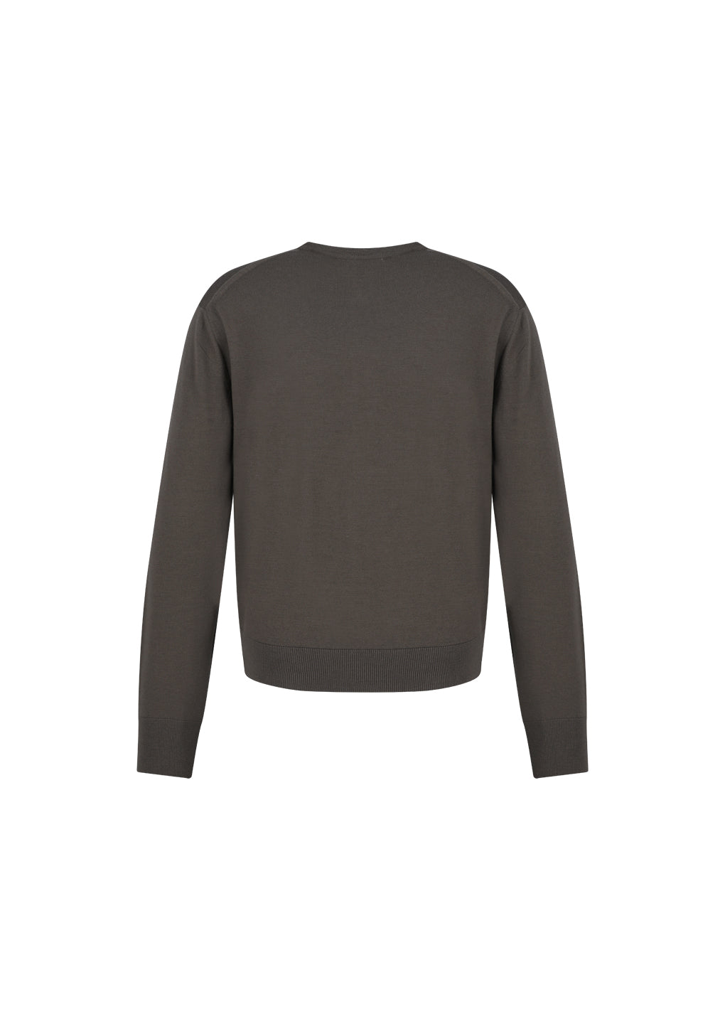 AMOMENTO_MEN'S WOOL CARDIGAN (Brown)