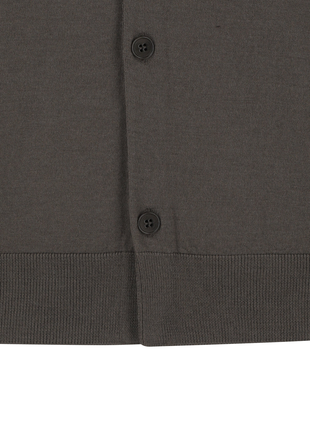 AMOMENTO_MEN'S WOOL CARDIGAN (Brown)