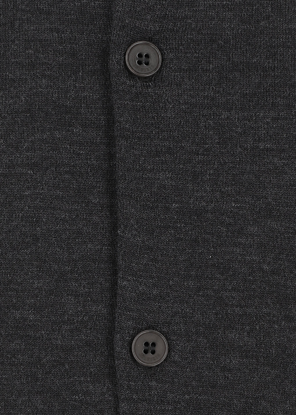 AMOMENTO_MEN'S WOOL CARDIGAN (Charcoal)