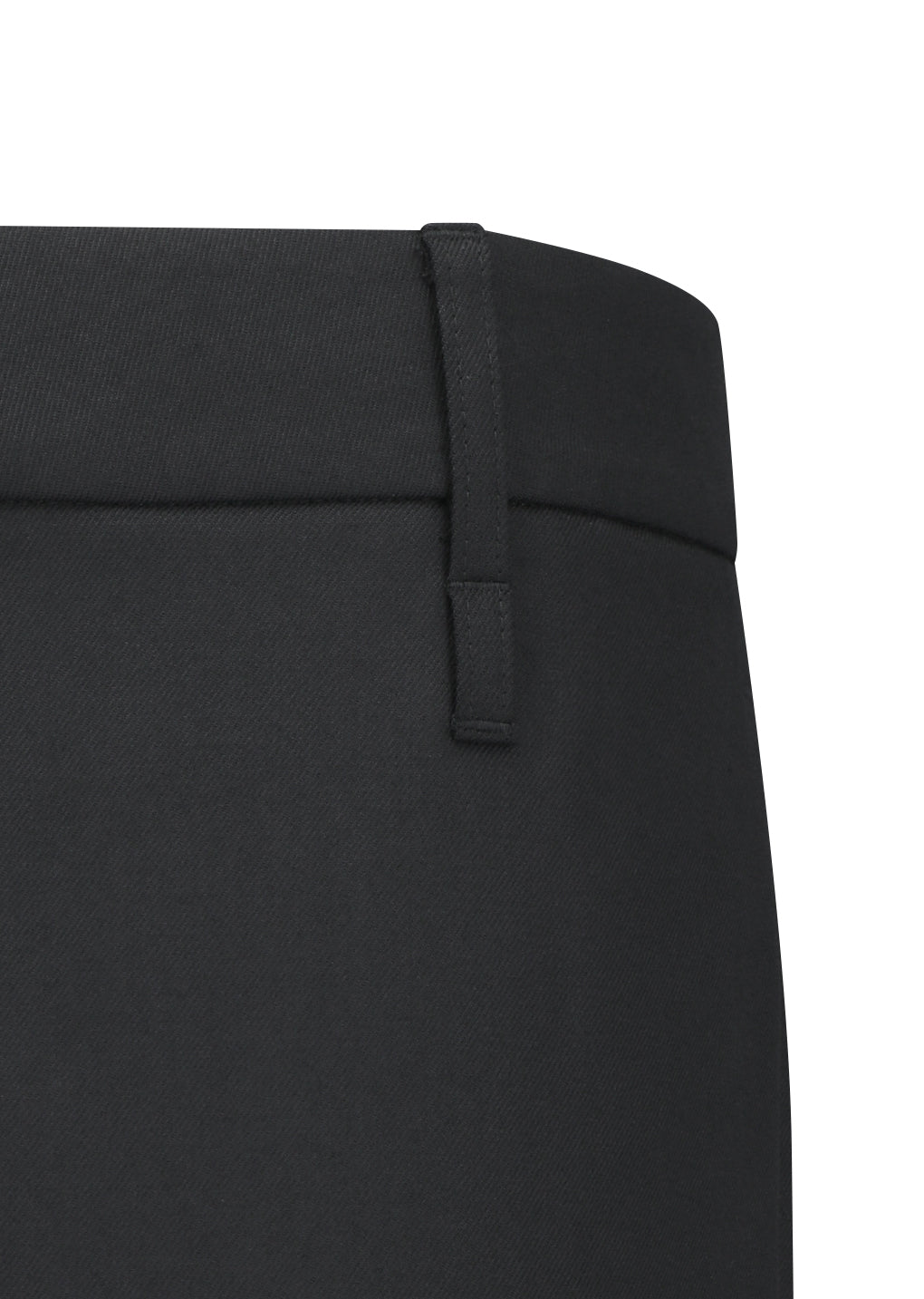 AMOMENTO_MEN'S WOOL FLARED PANTS (Black)