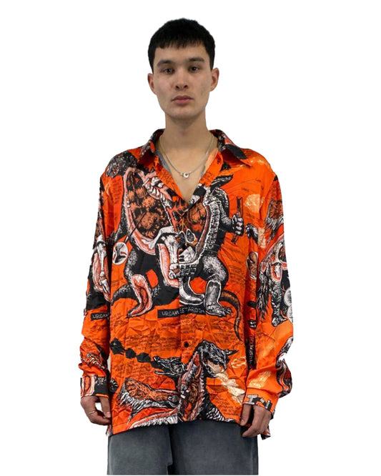 LU'U DAN_MISFIT LONG SLEEVE (Monsters/Kumquat)
