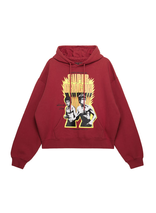 LU'U DAN_HEAVY WEIGHT GYM HOODIE (Chilli)