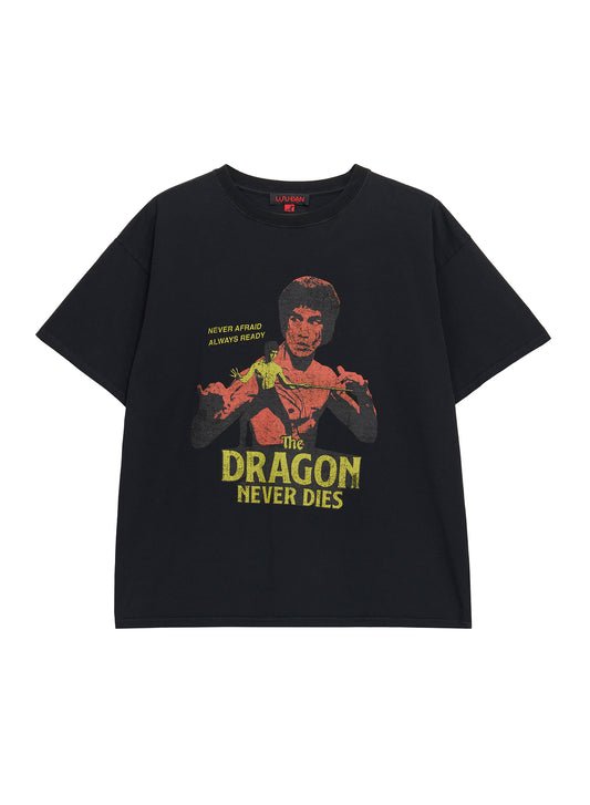 LU'U DAN_ATHLETIC TEE (Black)