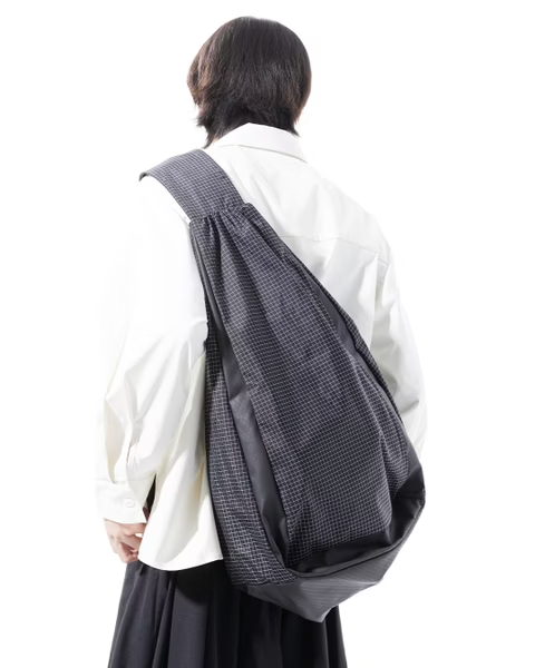NOUVEAU PROJECT_RIPSTOP GRID BACKPACK (Black)