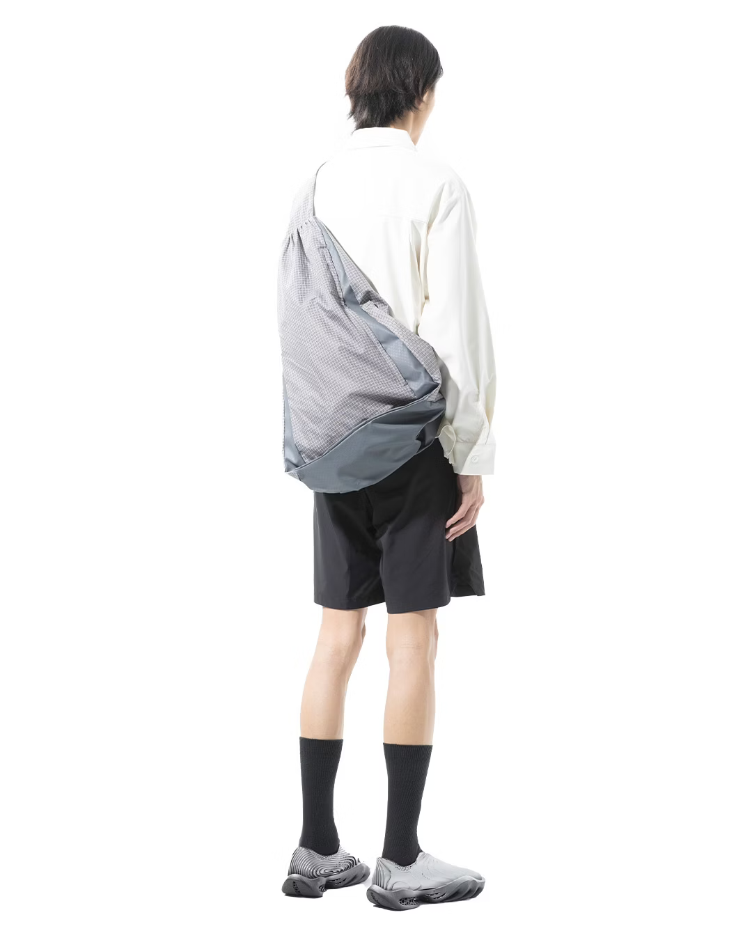 NOUVEAU PROJECT_RIPSTOP GRID BACKPACK (Grey)