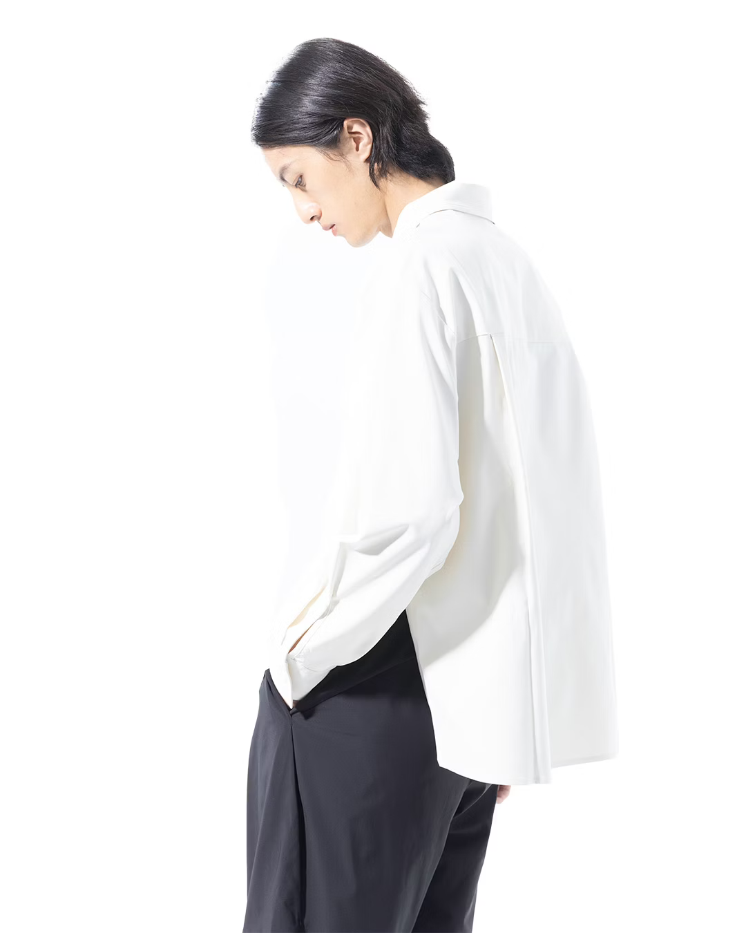 NOUVEAU PROJECT_SOLOTEX® DOUBLE POCKET TECH SHIRT (White)