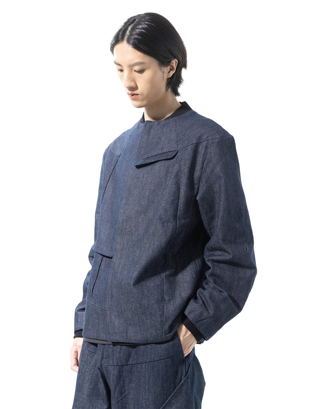 NOUVEAU PROJECT_FLAP POCKET DENIM JACKET (Navy)