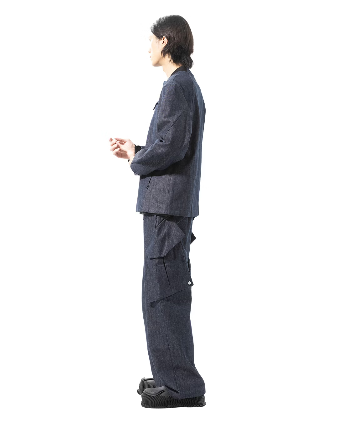 NOUVEAU PROJECT_FLAP POCKET DENIM JACKET (Navy)