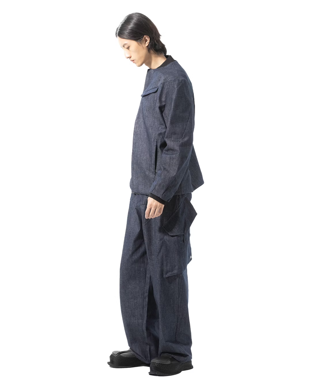 NOUVEAU PROJECT_FLAP POCKET DENIM JACKET (Navy)
