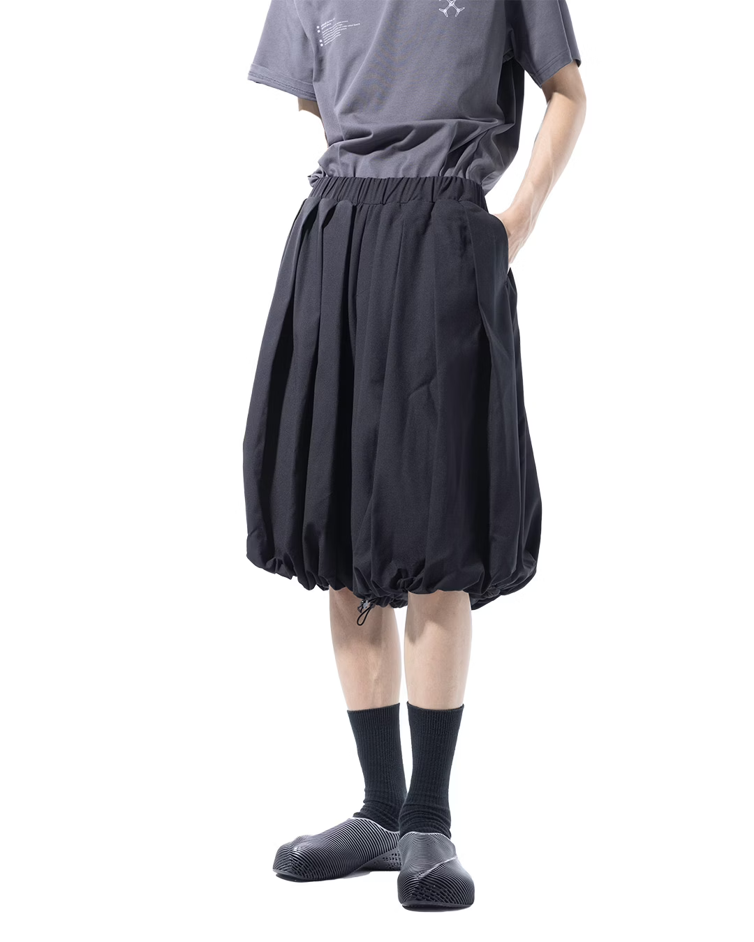 NOUVEAU PROJECT_MONKS BLOOMER PANTS (Black)
