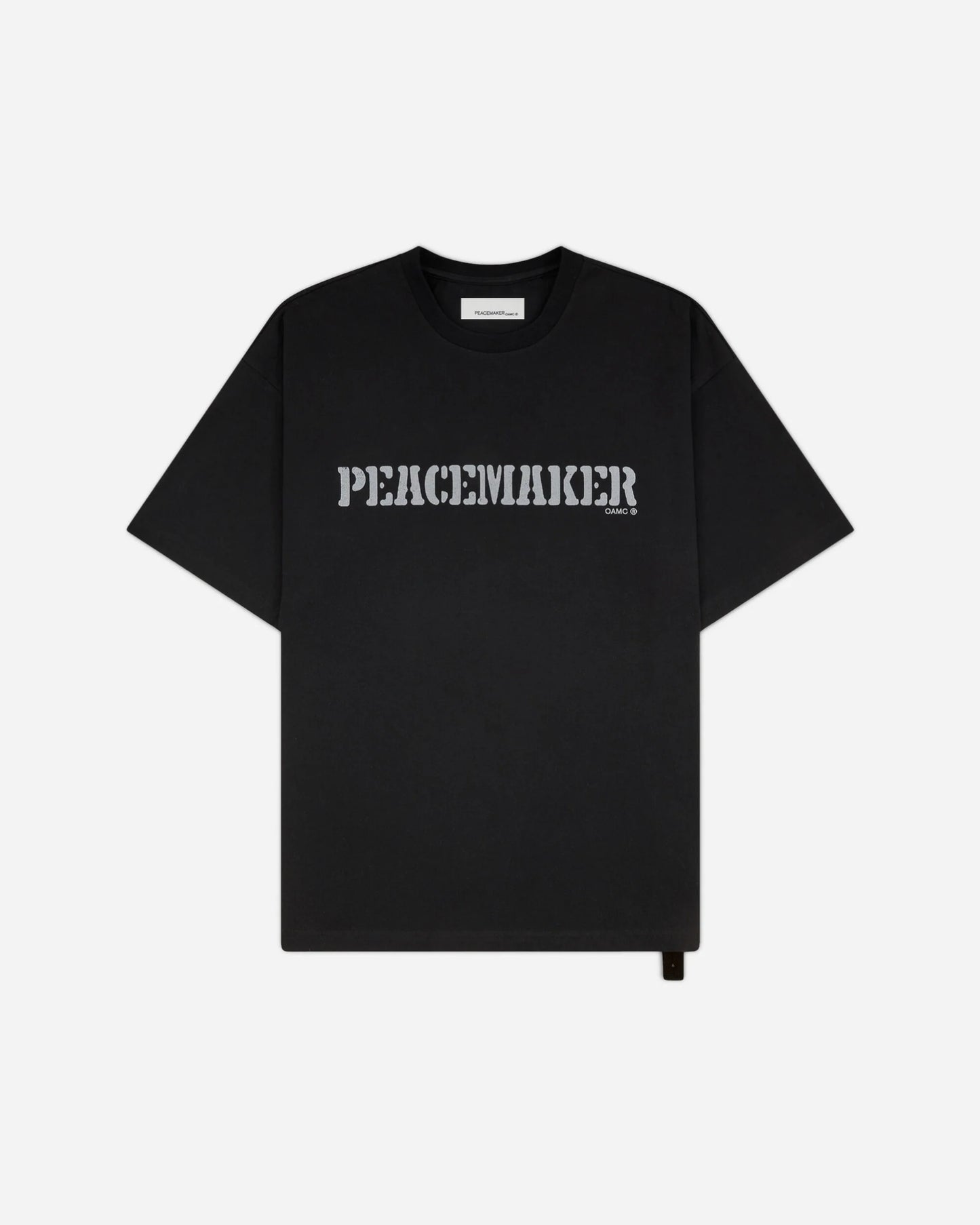OAMC PEACEMAKER_Loose Fit Tshirt Flowerred  Print (Black)