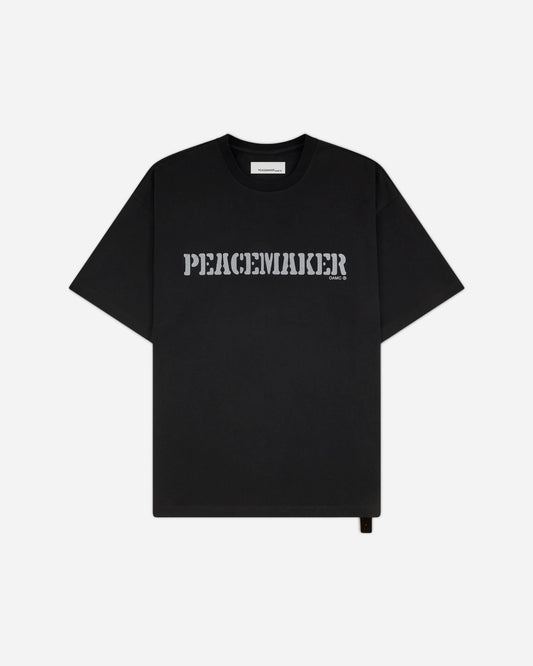 OAMC PEACEMAKER_Loose Fit Tshirt Flowerred  Print (Black)