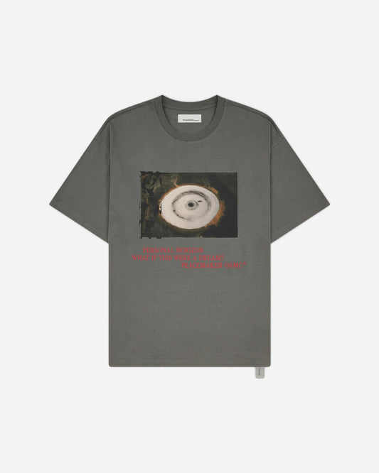 OAMC PEACEMAKER_Loose Fit Tshirt Landart 03 Print (Gray)