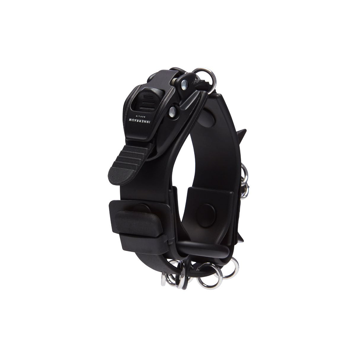 INNERRAUM_OBJECT B01  1-RING-SPIKES & RINGS BRACELET (Black)