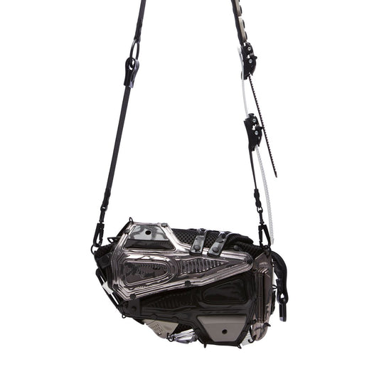 INNERRAUM_OBJECT I02 CLUTCH / CROSSBODY BAG (Patchwork/Black Matt)