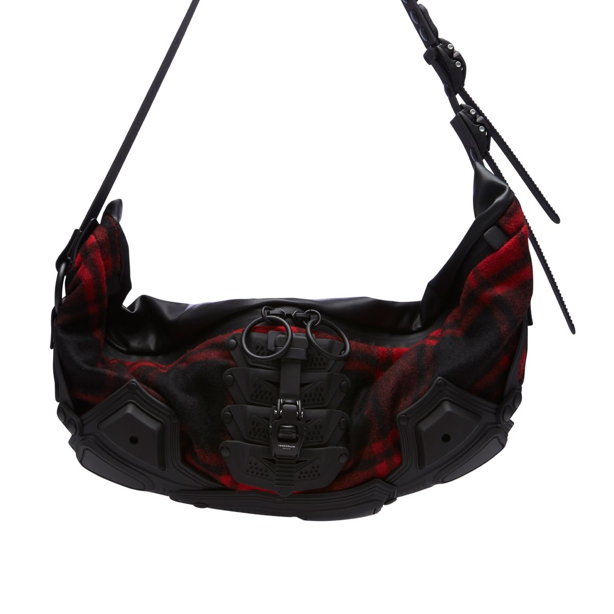 INNERRAUM_OBJECT M07 CROSSBODY BAG (Red&Black/Black Matt)