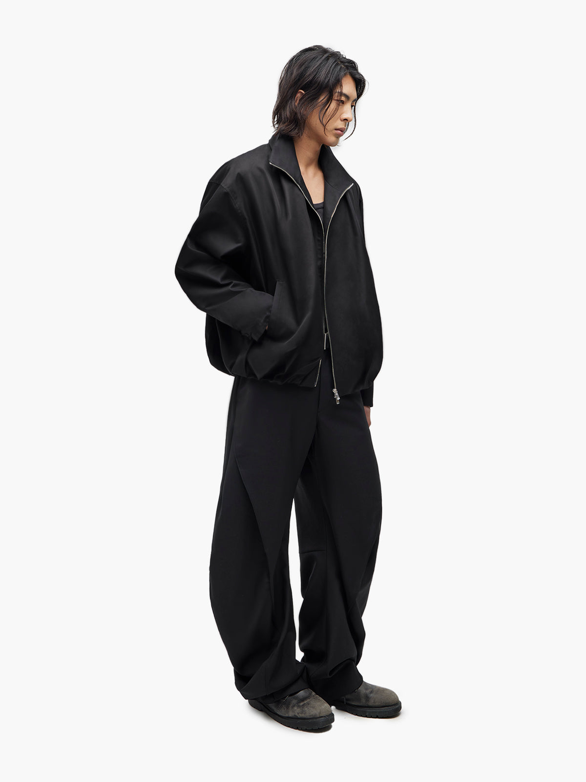 JiyongKim_Shawl Collar Jacket (Black)